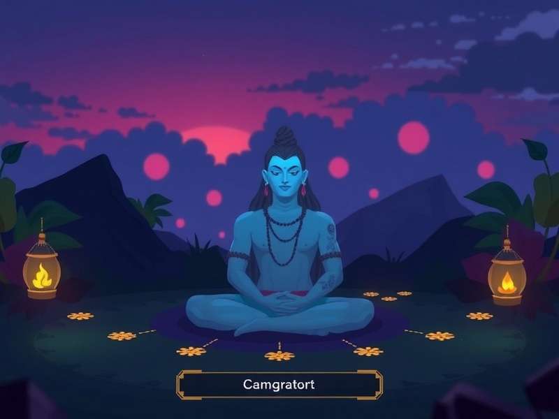 Shivaya Calmness Quest Meditation Interface